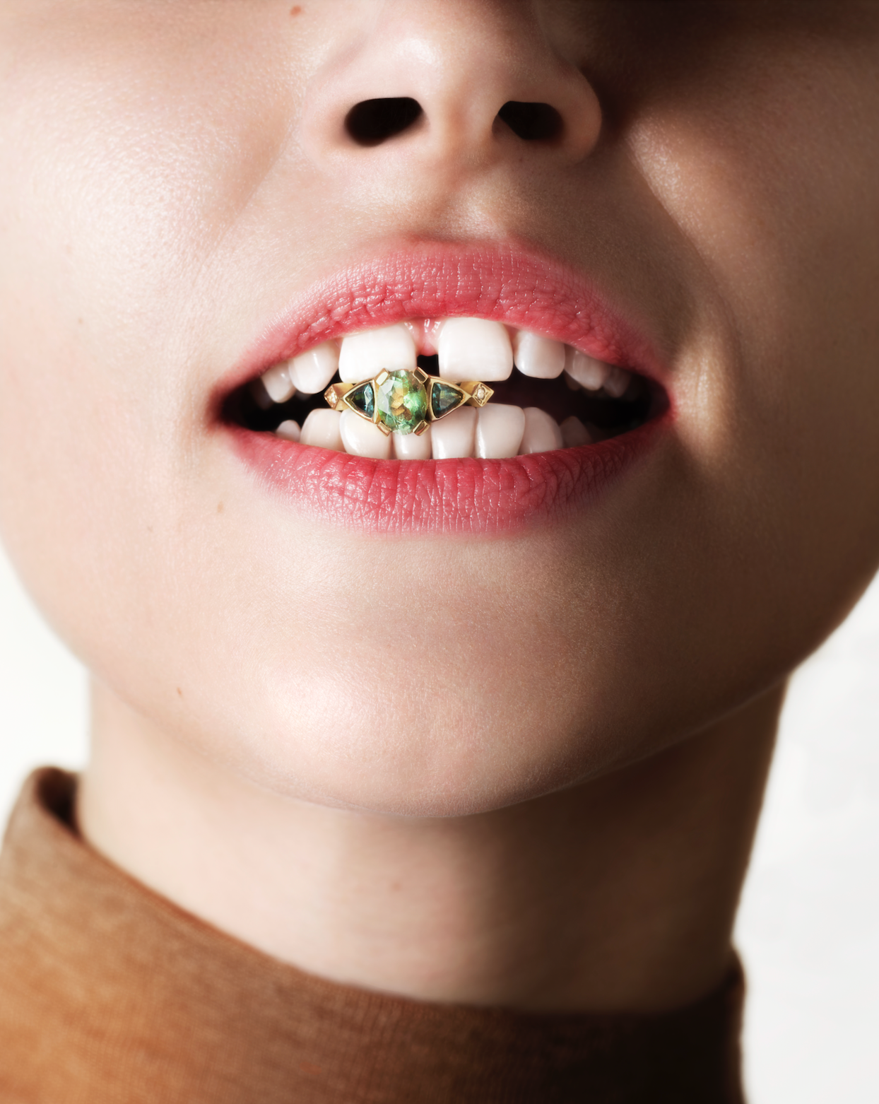 BAGUE HERA SAPHIR VERT ET TOURMALINES Monsieur Paris