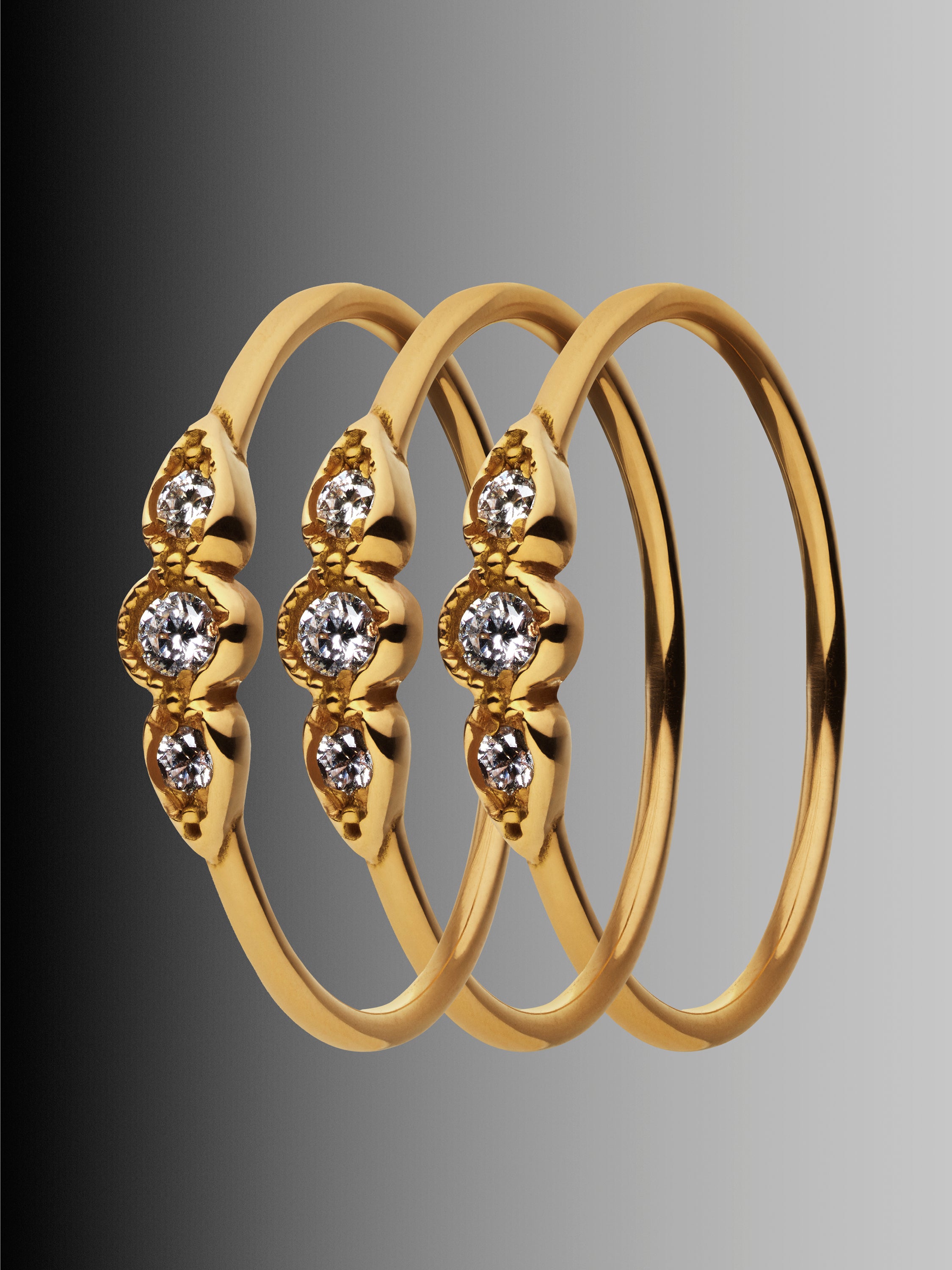 BAGUE AUXANE OR JAUNE  Monsieur Paris