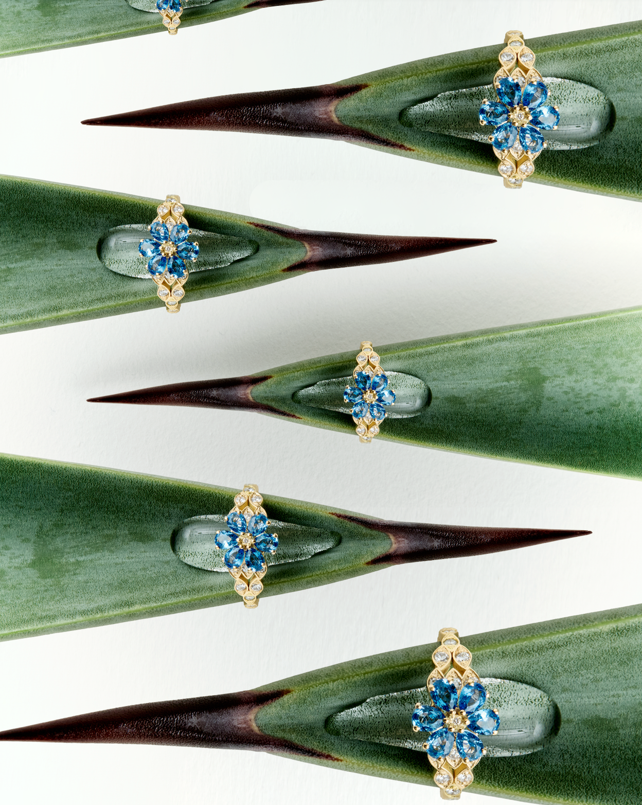 BAGUE EULALIE SPINELLES  Monsieur Paris